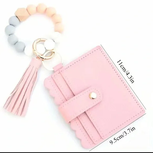 Wristlet Wallet Bracelet Keychain - Picture 4 of 5